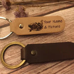 Romyse 皮革包和錢包定製手工皮革鑰匙扣