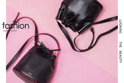 Romyse Leather Bags & Wallets Leather Bag Mini Genuine Leather Bucket Bag